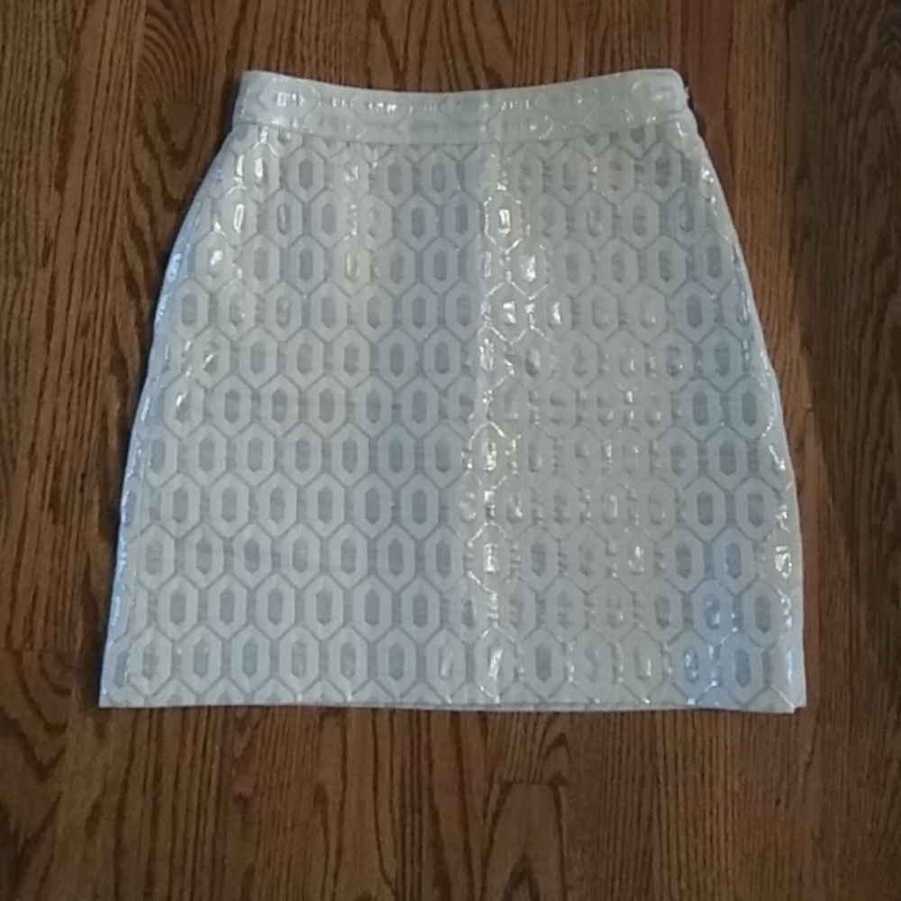 Banana Republic Sparkly A-Line Mini-Skirt